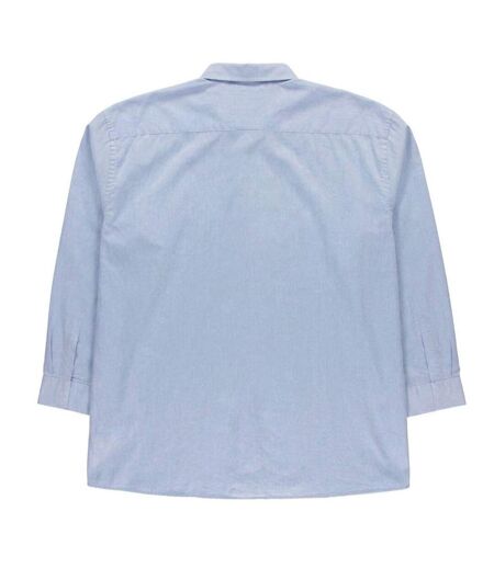 Chemise Manches Longues Motif/style Uni Homme Bleu Ciel Raging Bull