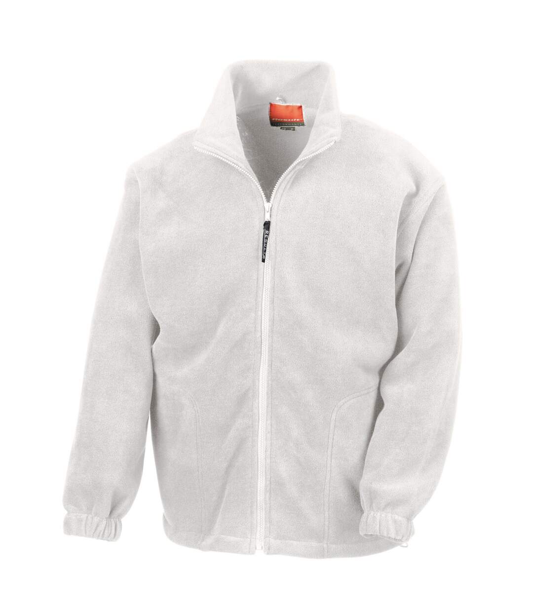 Unisex adult polartherm fleece jacket white Result-1