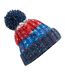 Bonnet Motif/style Tire-bouchon Rouge Bleu Beechfield-3