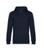 Sweat À Capuche King Homme Bleu Marine B&C-1