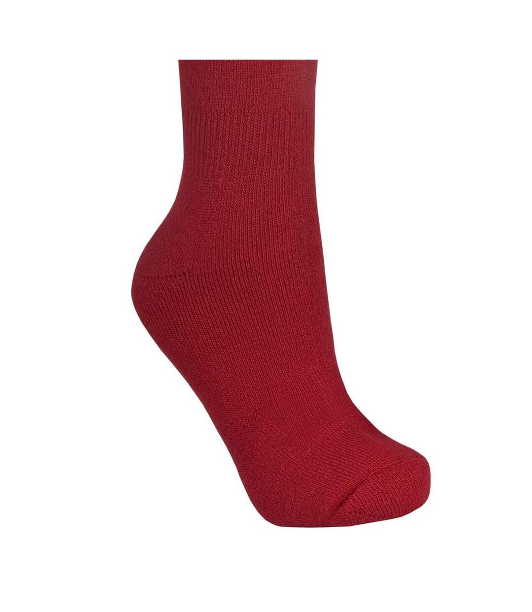 Merino chaussettes de ski adulte unisexe rouge Trespass