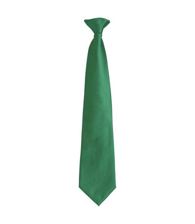 Premier Unisex Adult Colours Fashion Plain Clip-On Tie (Emerald) (One Size)