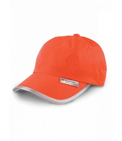 Casquette réfléchissante haute visibilité sécurité - RC035 orange fluo