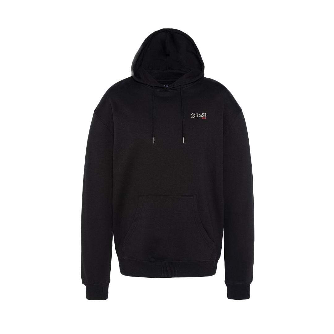 Sweat Noir Homme Schott SWHSAMY - L-1