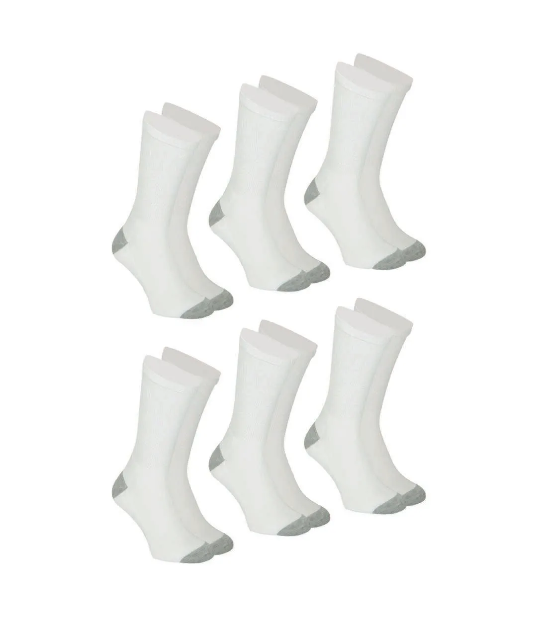 Lot de 6 mi-chaussettes homme Ecopack Sport Athena-2