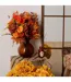 Bouquet Artificiel Automnal James 55cm Orange-3