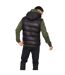 Mens Craystore Hooded Gilet Black Crosshatch-2