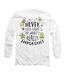 T-shirt never lose sight adulte blanc The Princess and the Frog-1