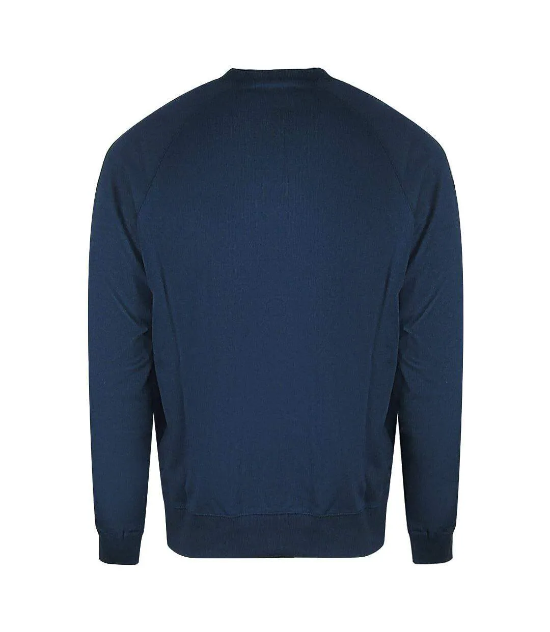 Mens Total Eclipse Distressed Logo Raglan Sweatshirt Blue Diesel-2