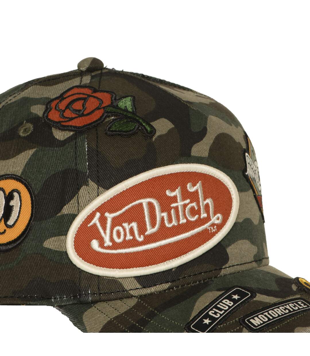 Casquette baseball imprimée camouflage avec écusson Kamo Classic Vondutch-3
