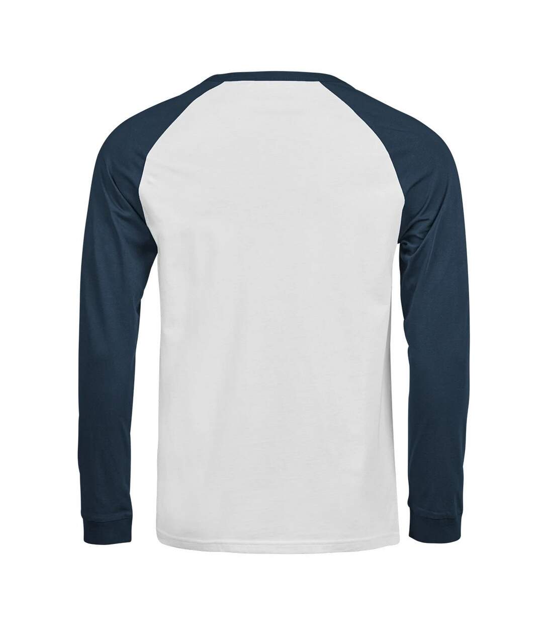 T-shirt Baseball Unlabeled Homme Blanc Bleu Foncé Tee Jays-3