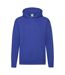 Mens r hoodie royal blue Fruit of the Loom