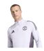 Haut De Survêtement Motif/style Manchester United Fc Homme Violet Noir Adidas-4