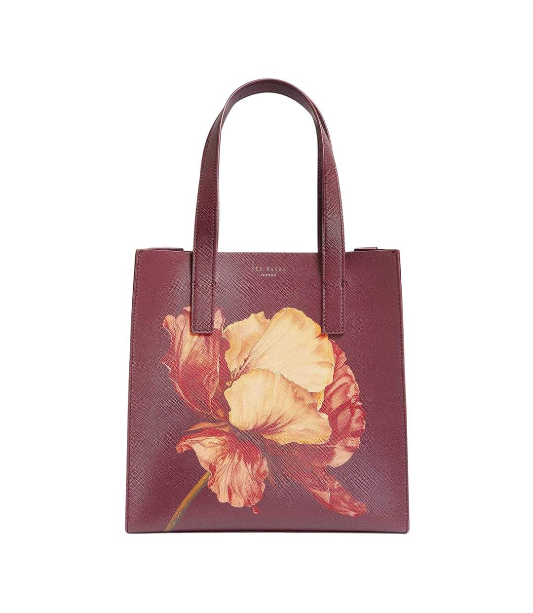 Shimina Floral Tote Bag One Size Wine Ted Baker-1
