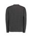 Mens klassic superwash 60c long-sleeved sweatshirt dark grey marl Kustom Kit