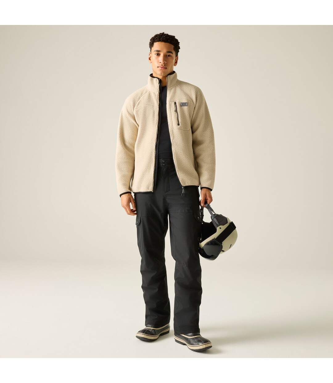 Veste Polaire Camber Homme Blanc Cassé Dare 2B-1