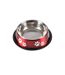 Gamelle Antidérapante Chien & Chat Pattes 21cm Rouge