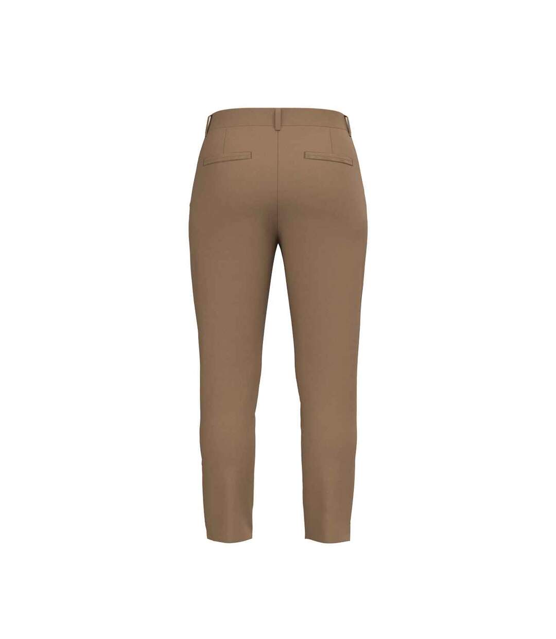 Womens/ladies Chino Trousers Dark Camel Native Spirit-2