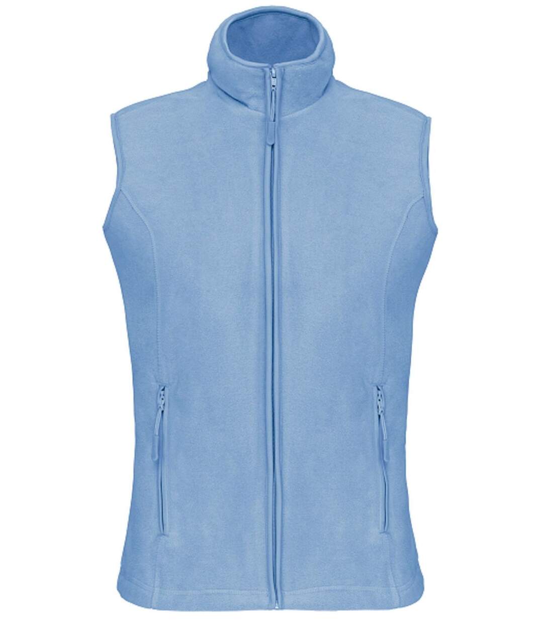 Gilet sans manches micro polaire femme - K906 - bleu ciel-2