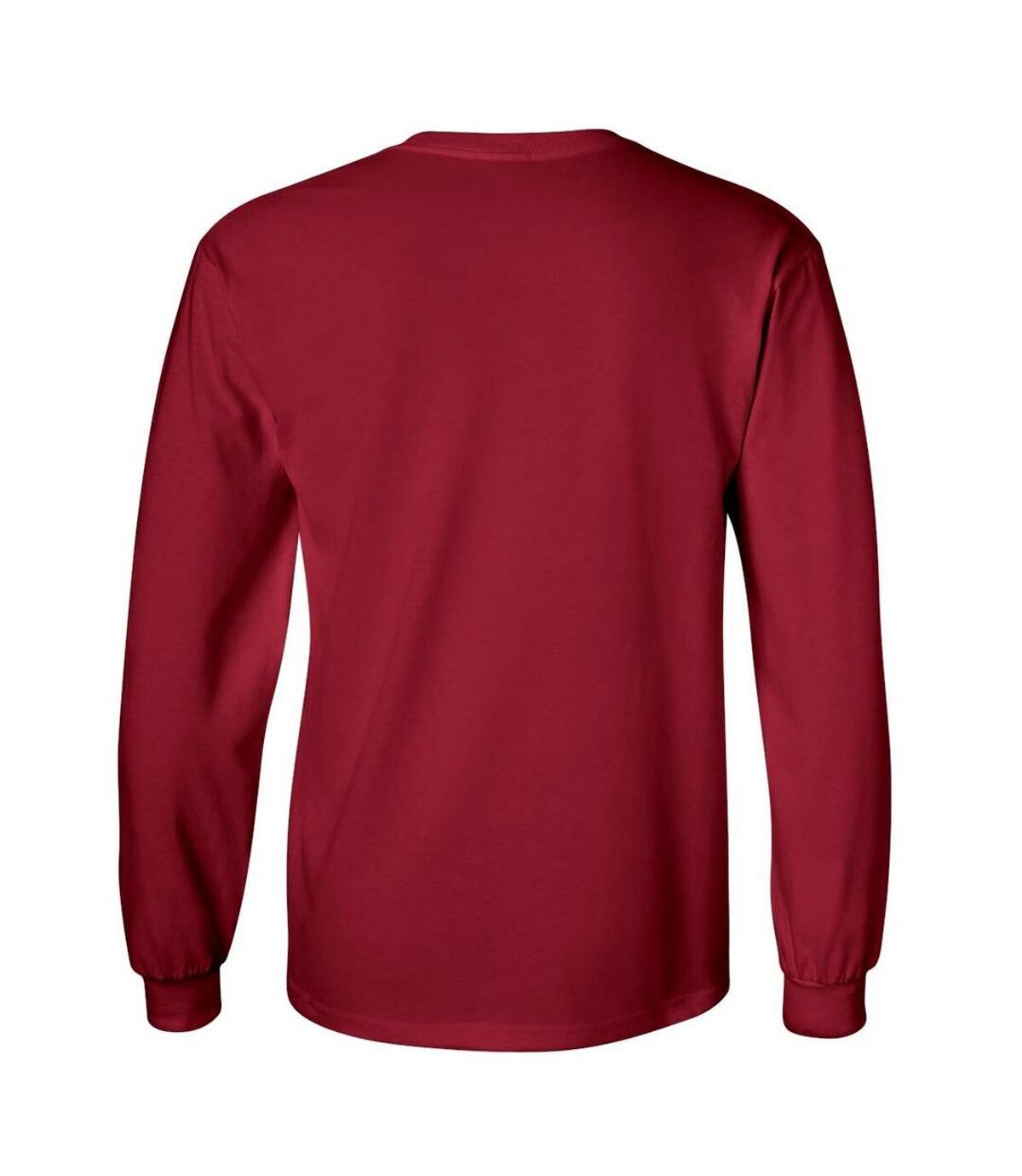 T-shirt uni à manches longues Gildan pour homme (Rouge cardinal) - UTBC477