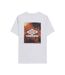 Mens Industry T-shirt Brilliant White Umbro-2