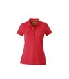 James and Nicholson Womens/Ladies Vintage Polo (Pink)
