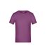 T-shirt active enfant violet James and Nicholson-1