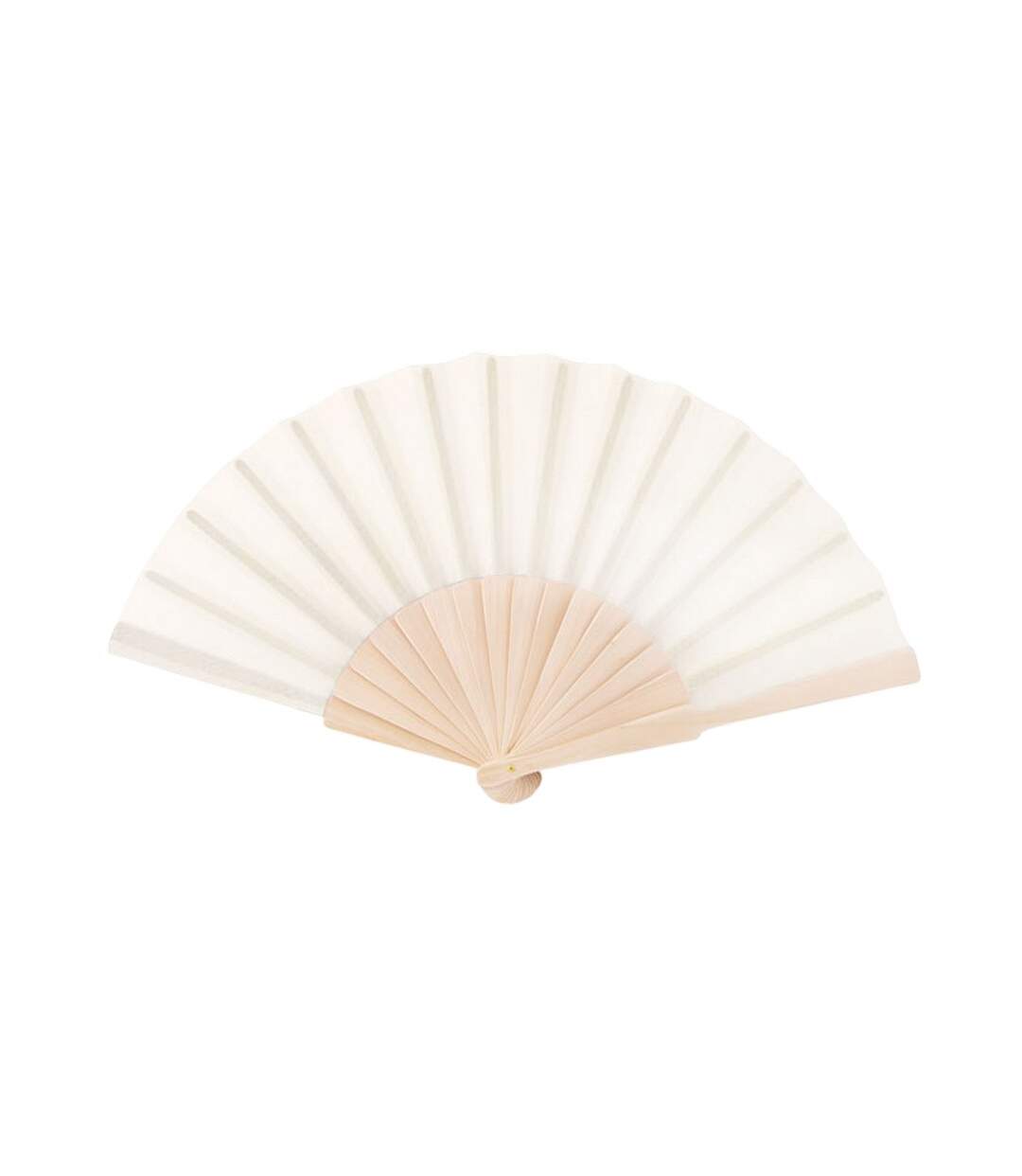 Fanny Wood Wood Handheld Fan One Size Beige MidOcean-1