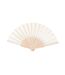 Fanny Wood Wood Handheld Fan One Size Beige MidOcean-1