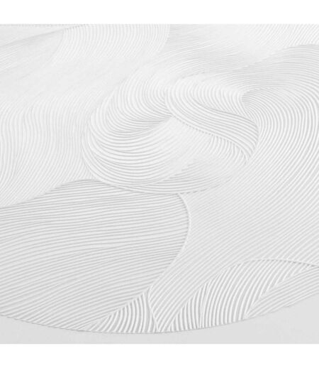 Set de Table Métallisé Celeste 38cm Blanc