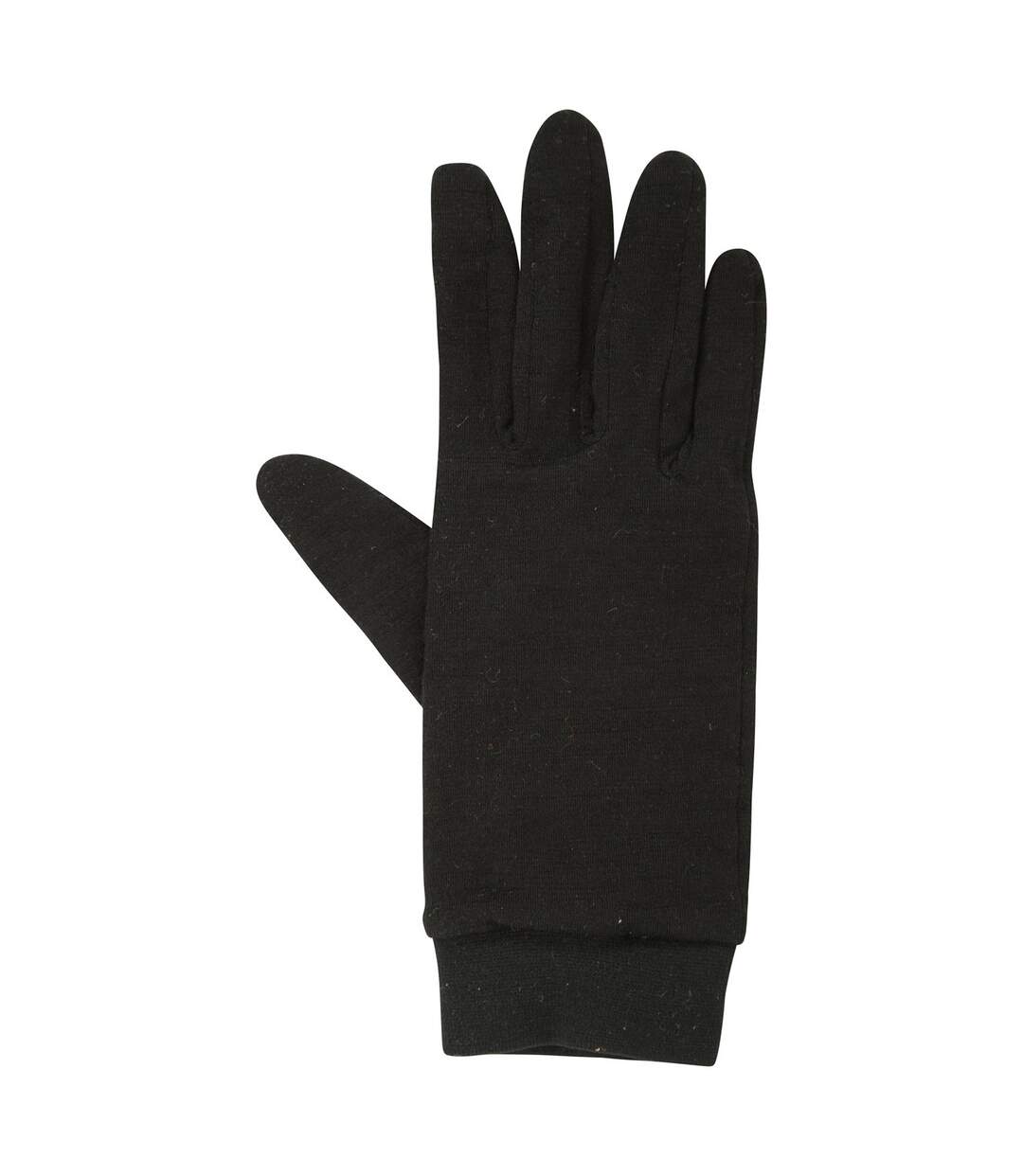 Mens merino wool base layer gloves black Mountain Warehouse-4