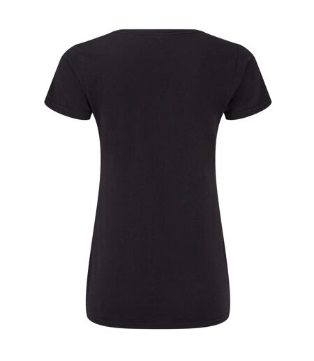 T-shirt Iconic Femme Noir Fruit Of The Loom
