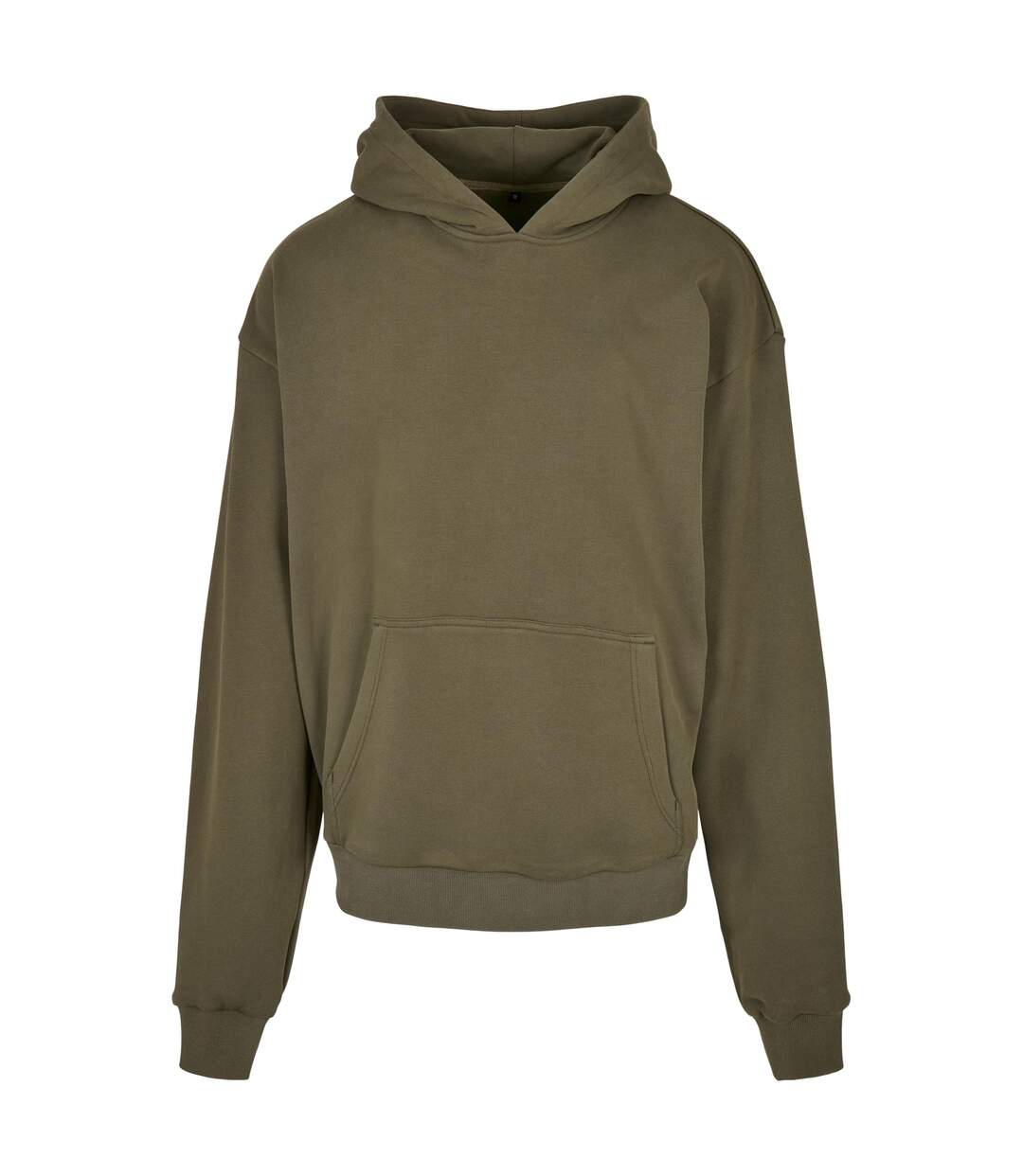 Sweat à capuche homme vert sombre Build Your Brand-1