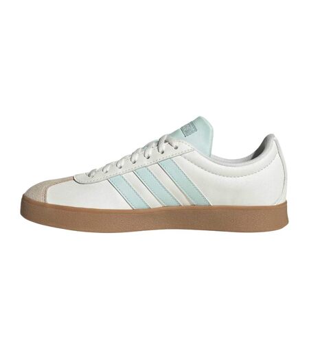 Womens/ladies 3 Stripes Synthetic Trainers White Adidas
