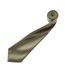 Premier Mens Plain Satin Tie (Narrow Blade) (Sage) (One Size)