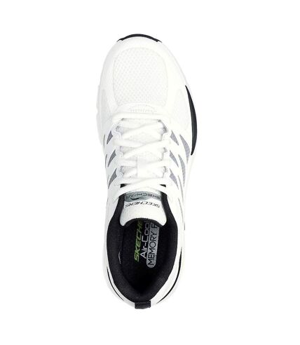 Skechers Mens Skech-Air Ventura - Revell Sneakers (White/Black) - UTFS10497