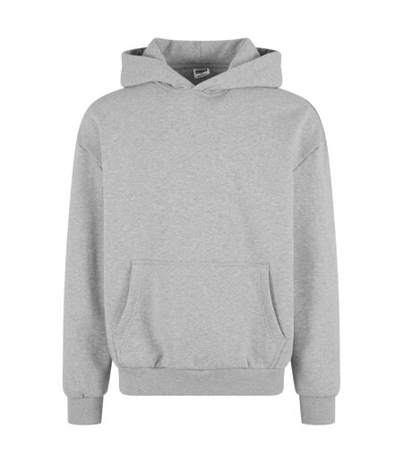 Sweat À Capuche Homme Gris Chiné Urban Classics