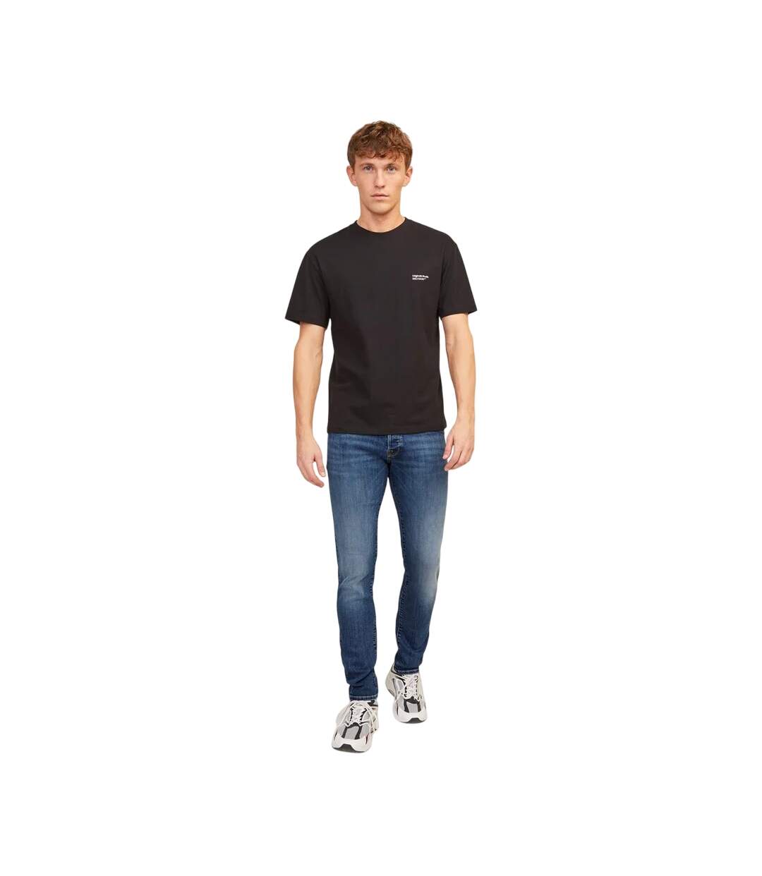 Jean Glenn Fox Homme Bleu Denim Jack And Jones-1