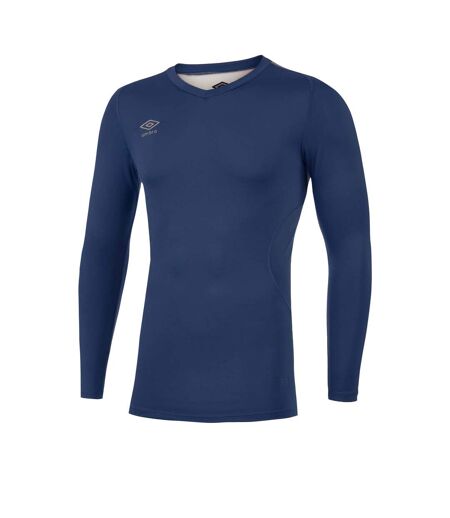 Mens Elite V Neck Base Layer Top Navy Umbro