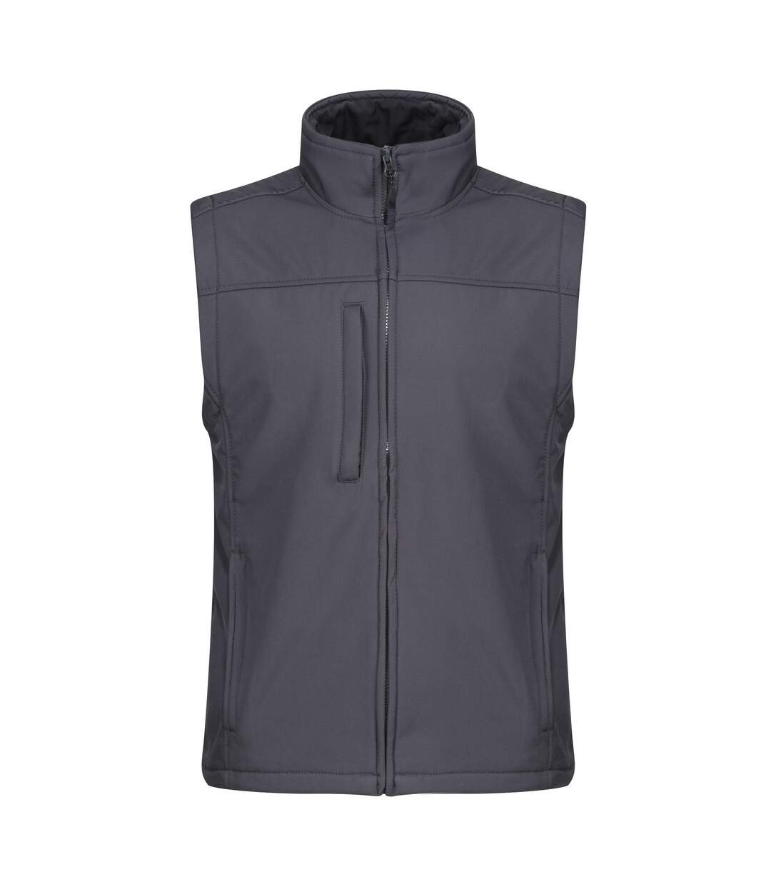 Regatta Mens Flux Softshell Bodywarmer / Sleeveless Jacket Water Repellent And Wind Resistant (Seal Grey) - UTRG1493-2