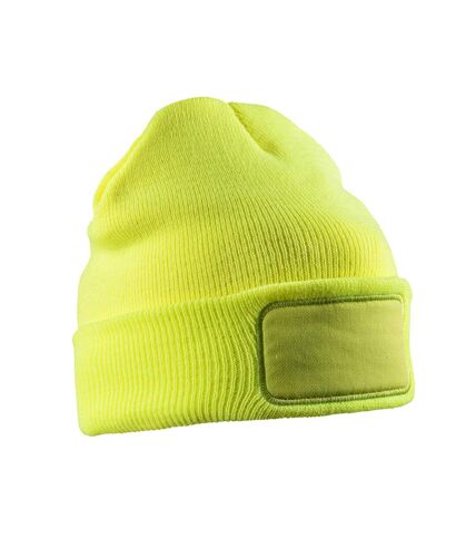 Bonnet thinsulate adulte jaune fluo Result Genuine Recycled