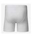 Fruit of the Loom Mens Classic Plain Boxer Shorts (Pack of 2) (White) - UTPC7282