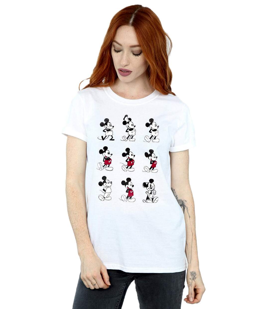 Disney - T-shirt - Femme (Blanc) - UTBI1290-4