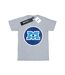 Disney Femmes/Ladies - Monsters University Monster Emblem Cotton Boyfriend T-Shirt (Gris sportif) - UTBI50756-1