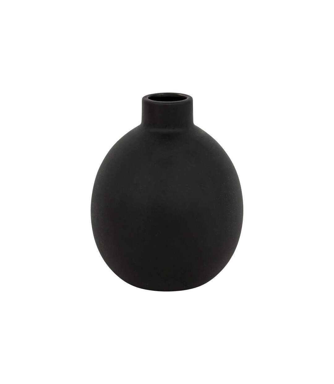 Vase en Dolomite Rily 18cm Noir-1