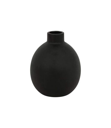 Vase en Dolomite Rily 18cm Noir