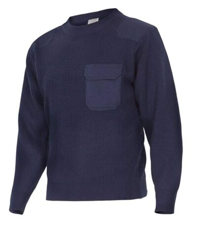 Pull col rond - Homme - VL100 - bleu marine