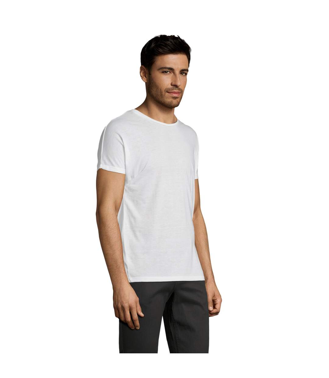 Magma t-shirt homme blanc SOLS-3