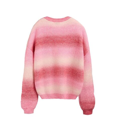 Pull rose femme teddy smith stripy - l