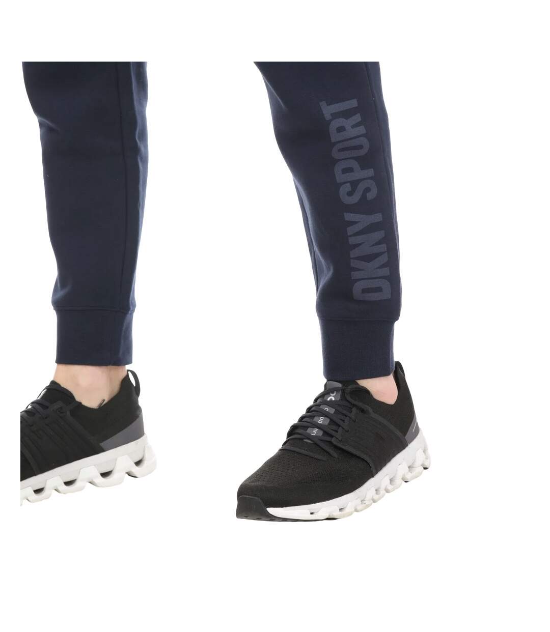 Pantalon de jogging homme bleu marine DKNY-3
